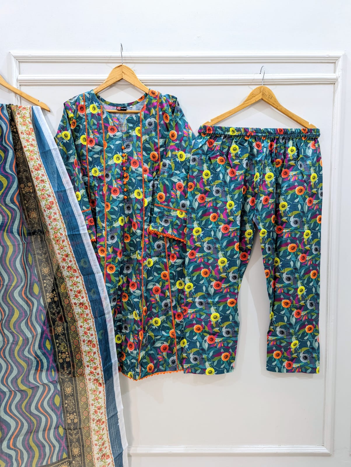 Printed Lawn Stitched 3 Piece