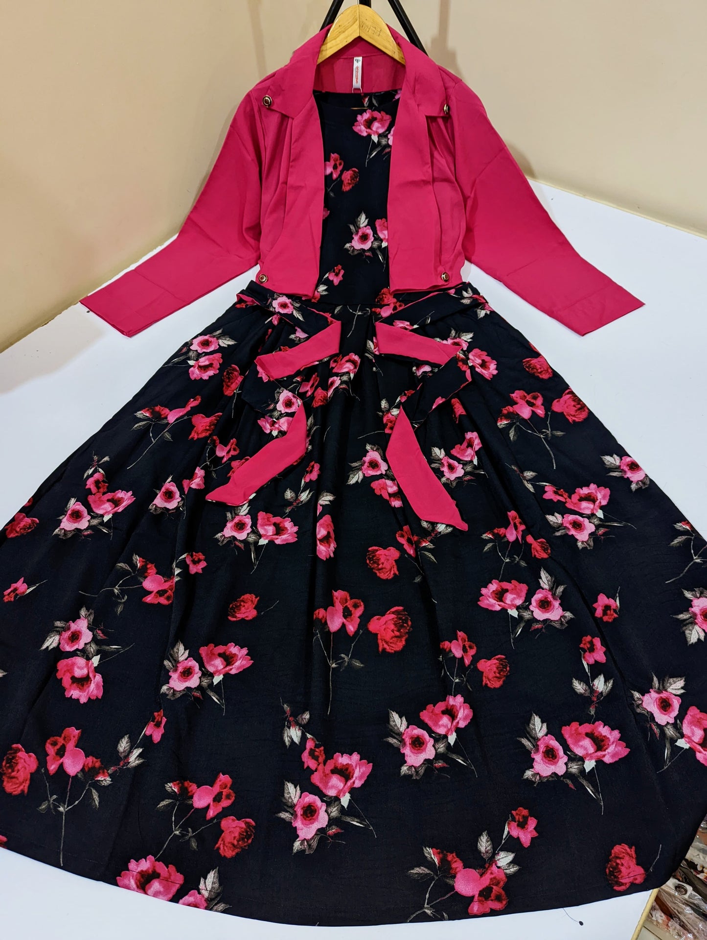 Digital Printed Coat Maxi