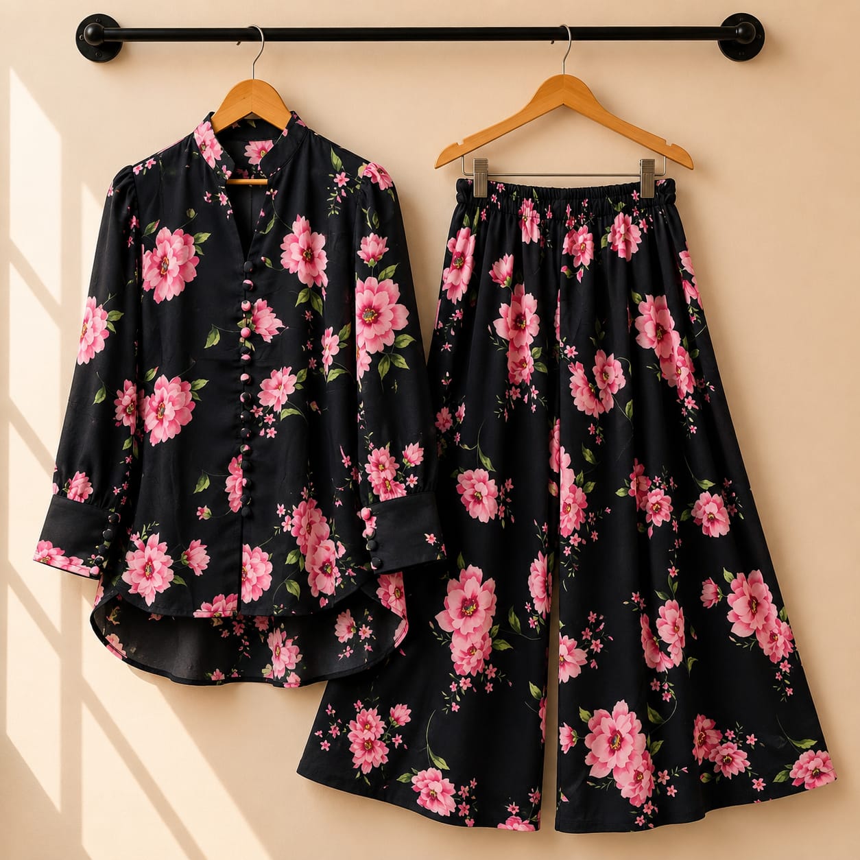 Floral Flapper Button