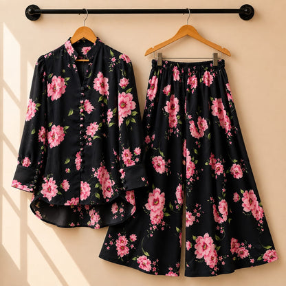 Floral Flapper Button