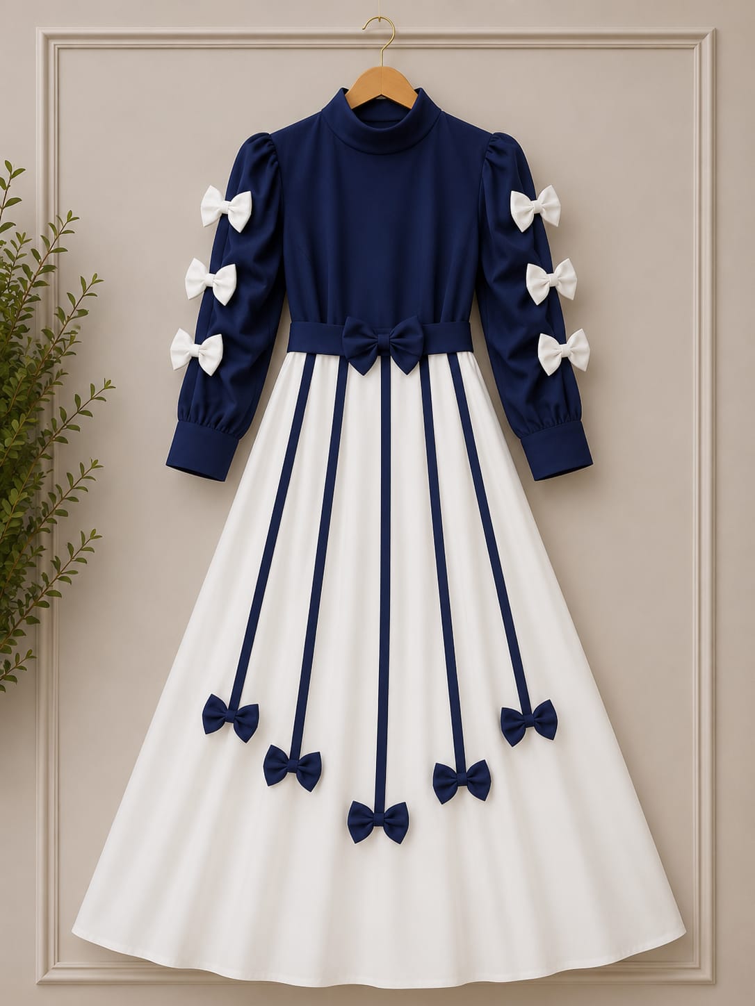 Camellia Bow dress