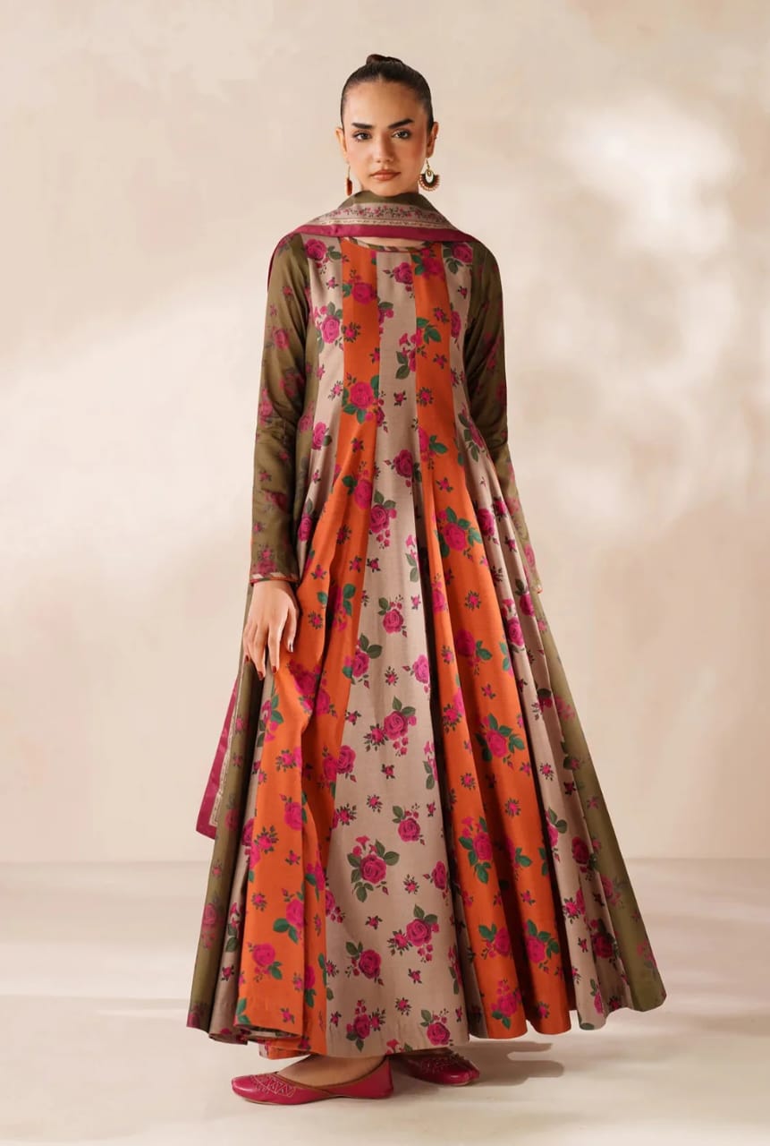 Floral Anarkali (3 piece)