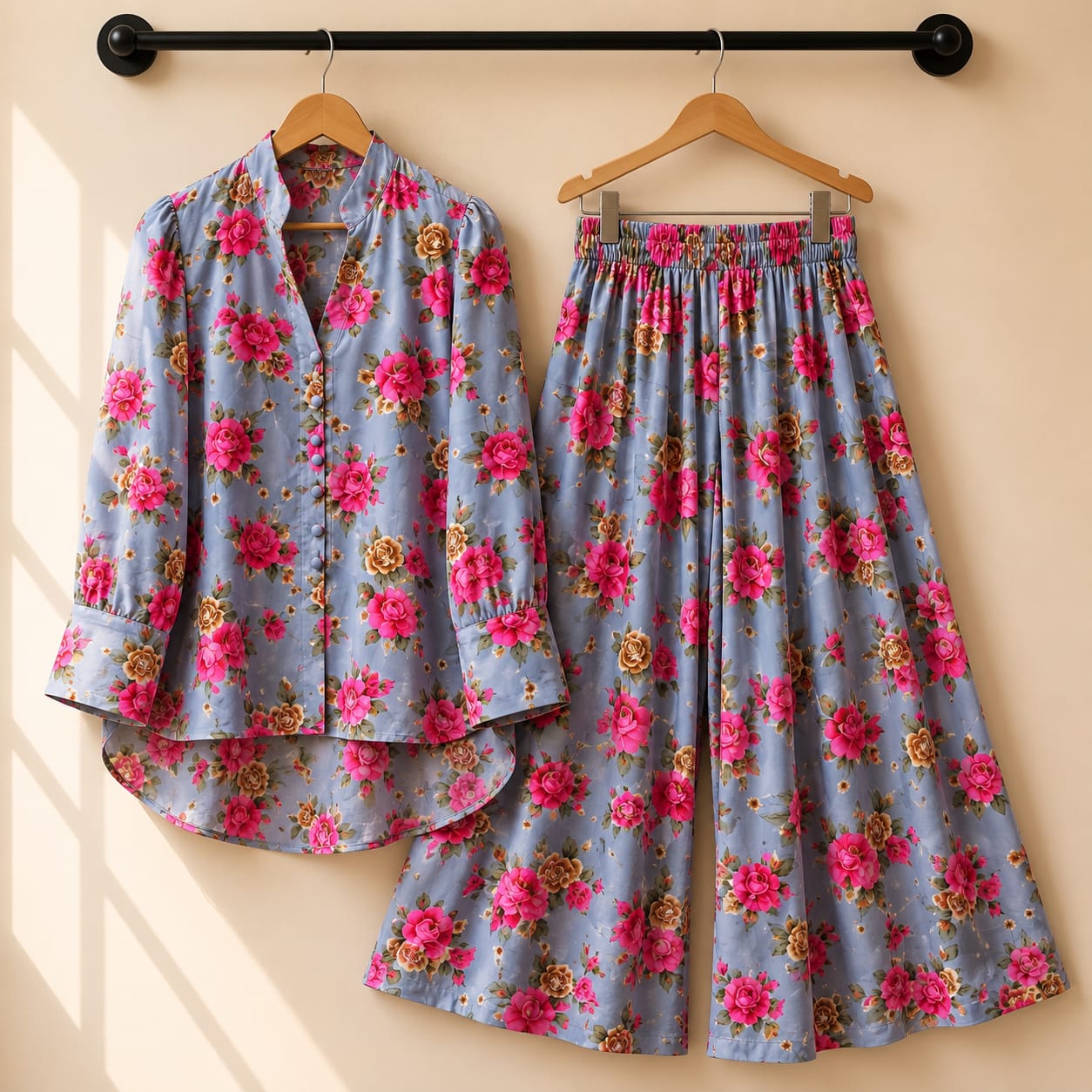 Floral Flapper Button