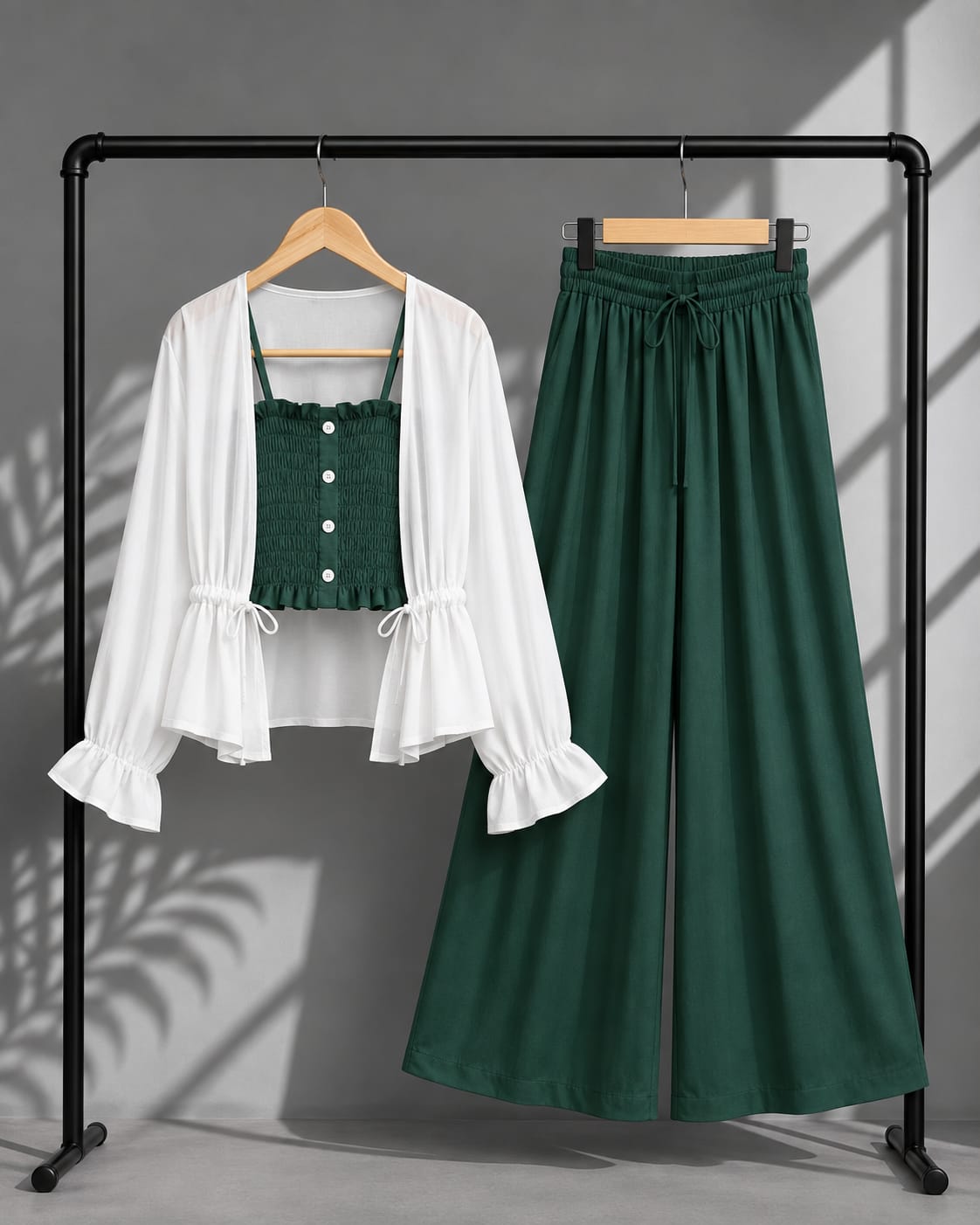 Smocked Top  Co-Ord Set