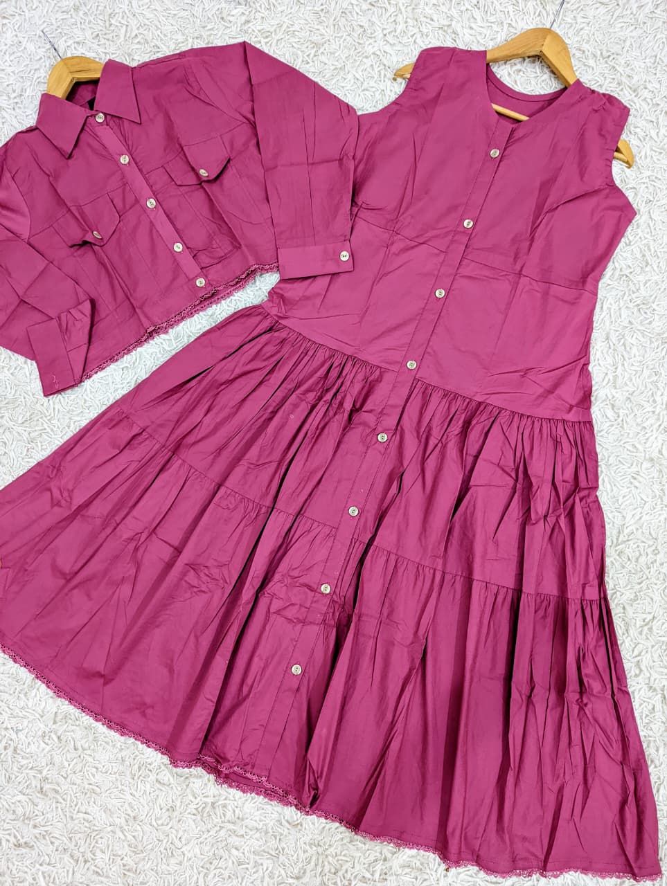 Frill Coat Maxi