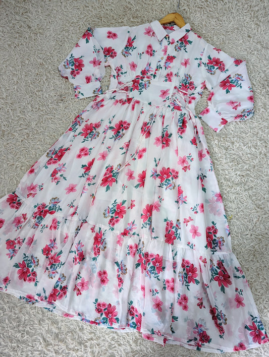 Side Dori Chiffon Maxi
