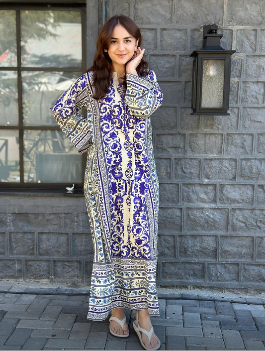 Blue Kaftan Set