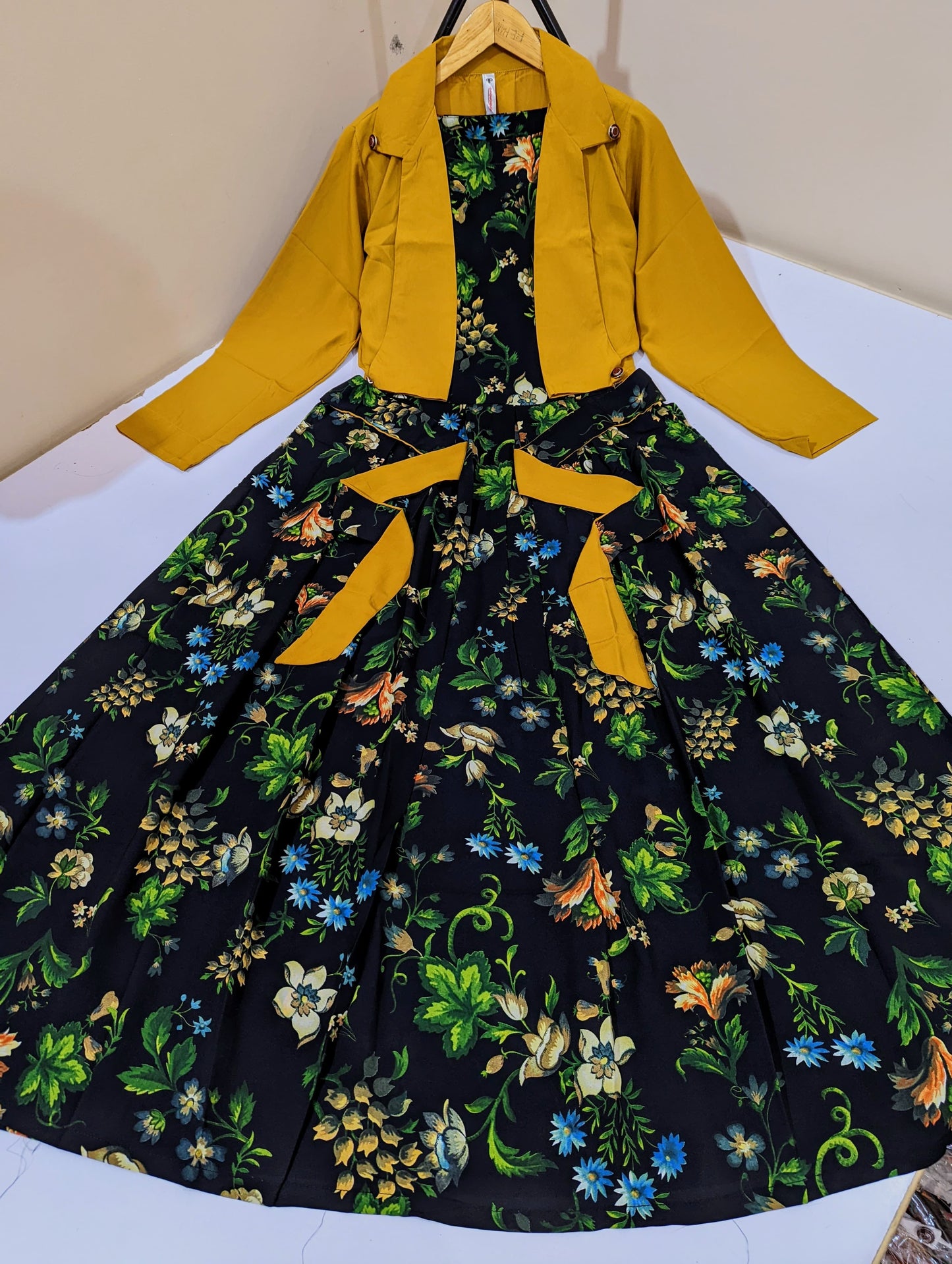 Digital Printed Coat Maxi