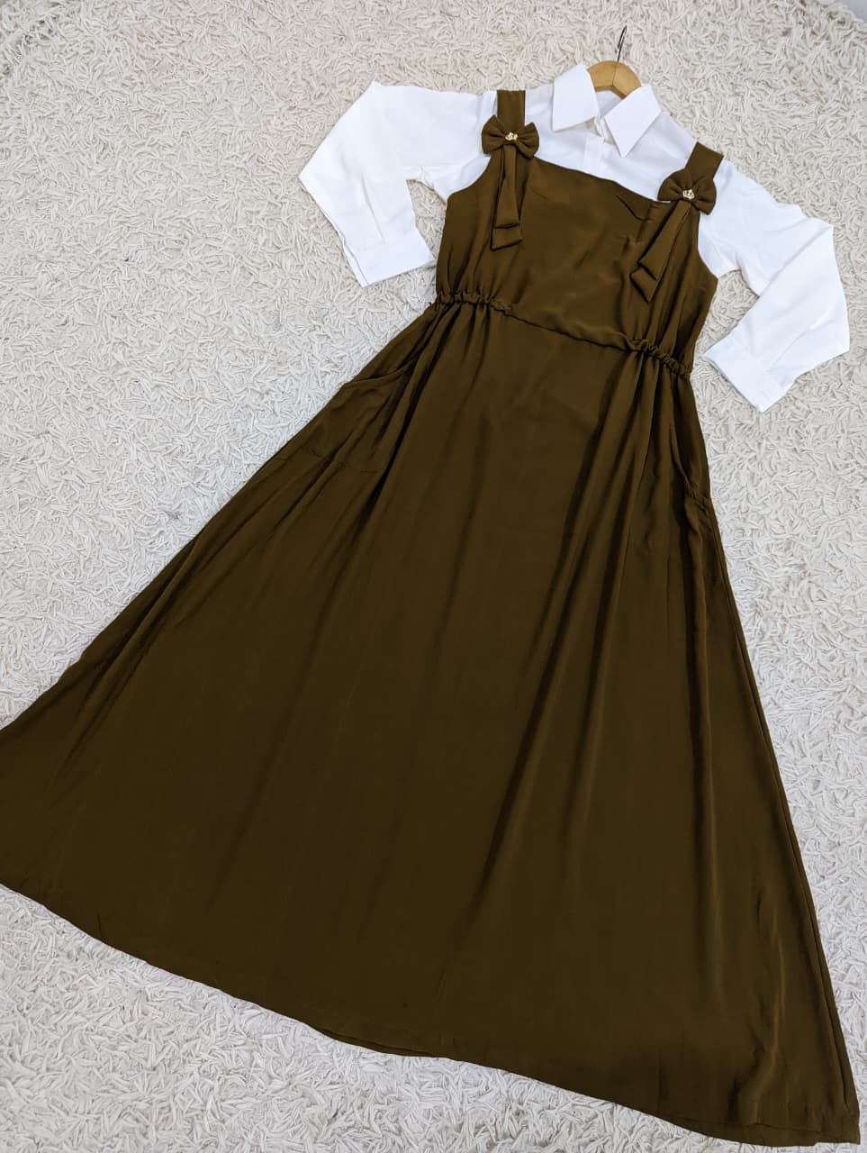 Cinched Flare Romper