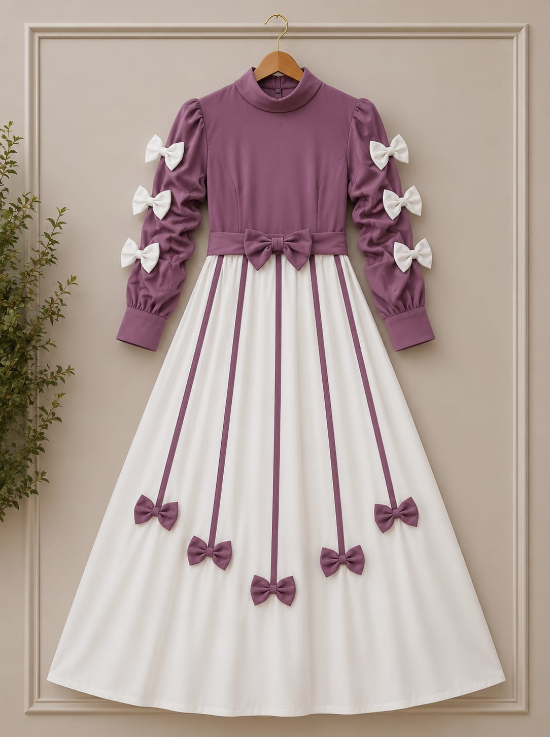 Camellia Bow dress