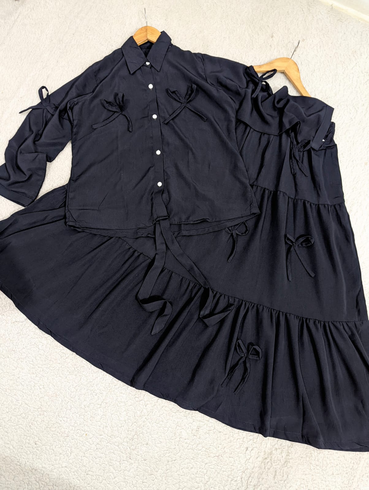 Cinched Bow Skirt & Top