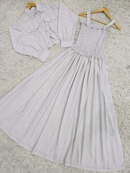 Smoking Jacket Maxi