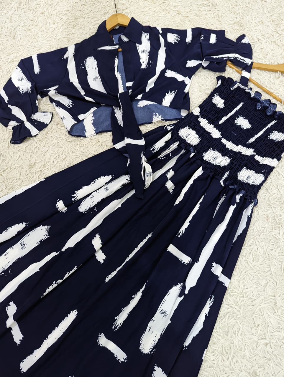 Forever Loved Smocked Coat Maxi