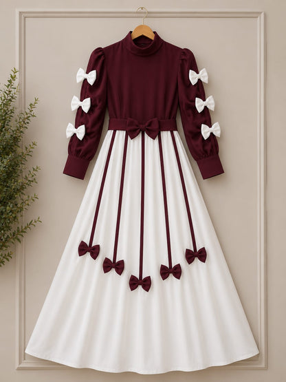 Camellia Bow dress