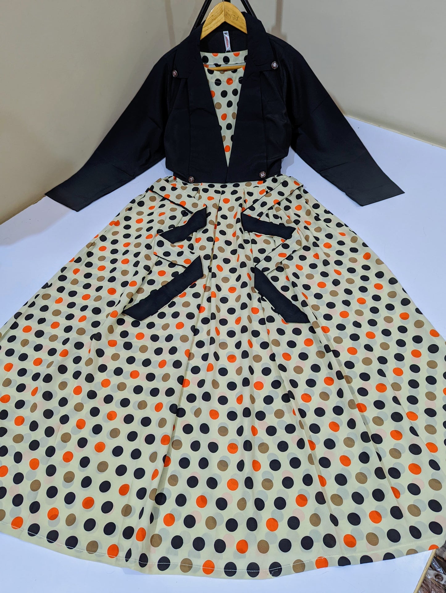 Digital Printed Coat Maxi