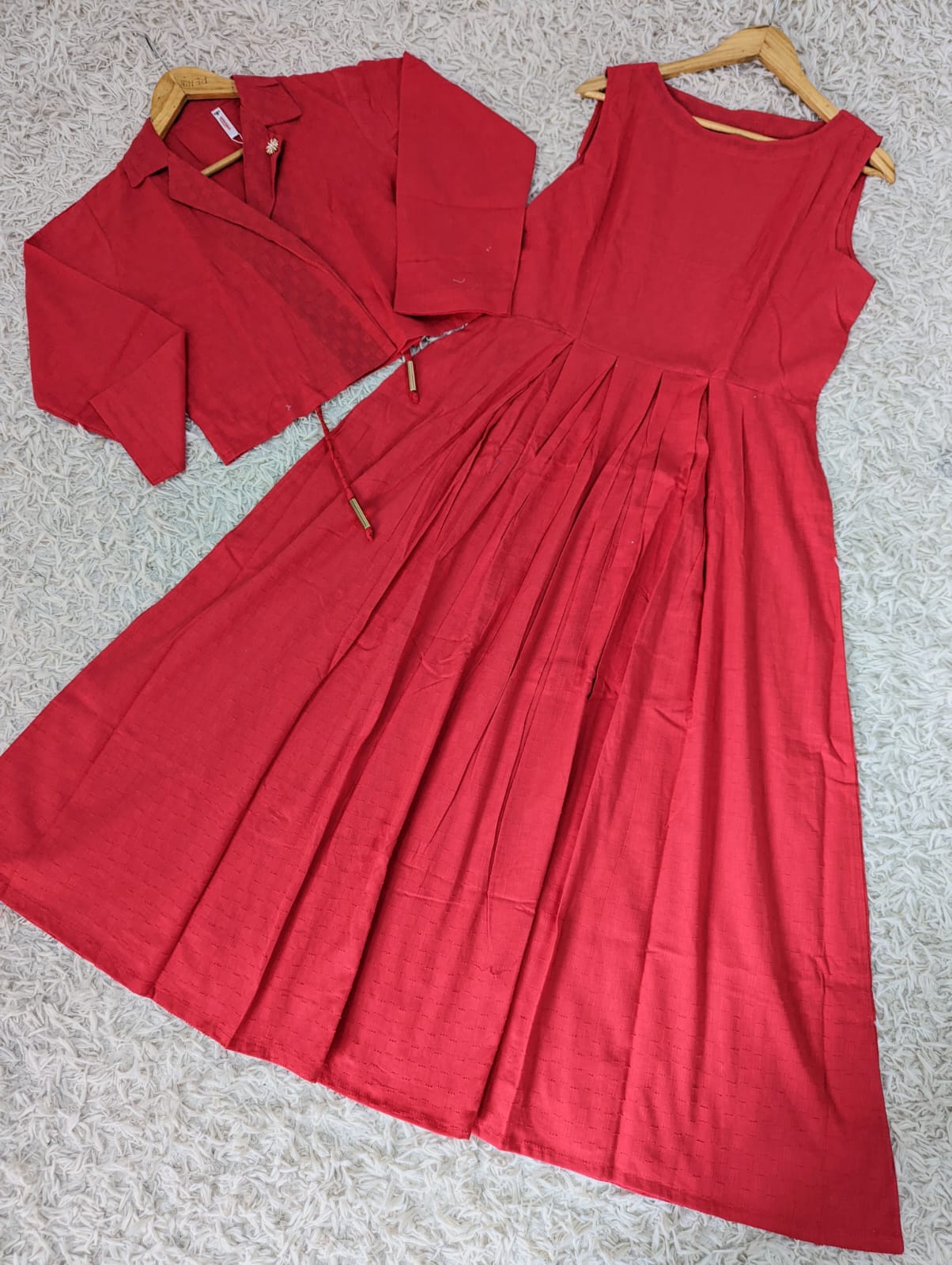 New Luxury Cotton Jacket Maxi