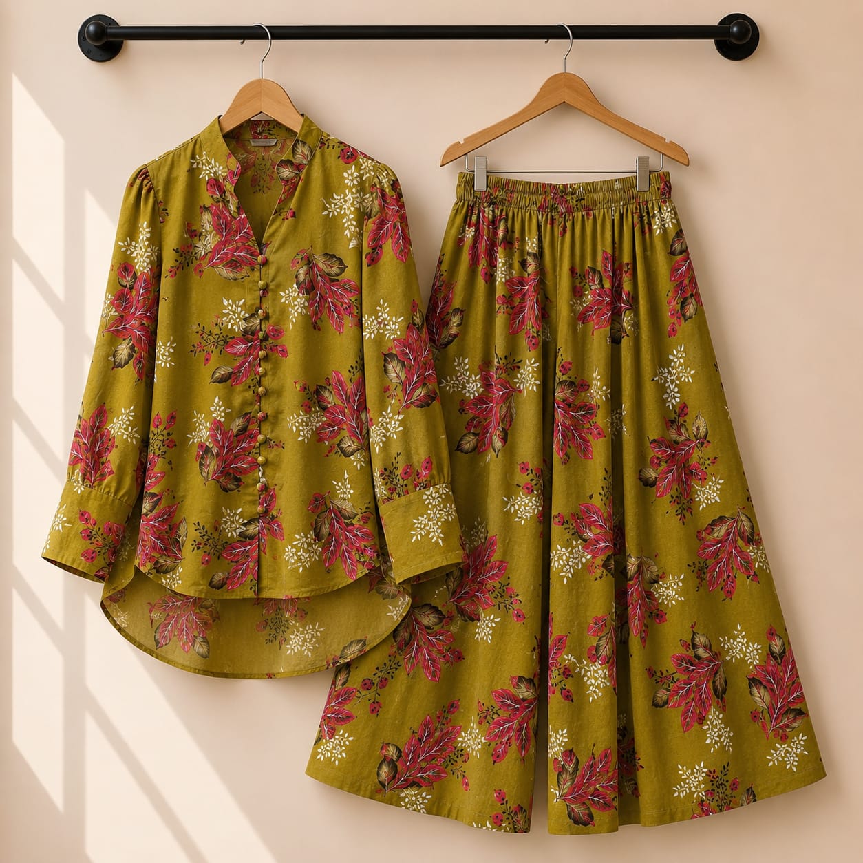 Floral Flapper Button