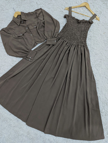 Smoking Jacket Maxi