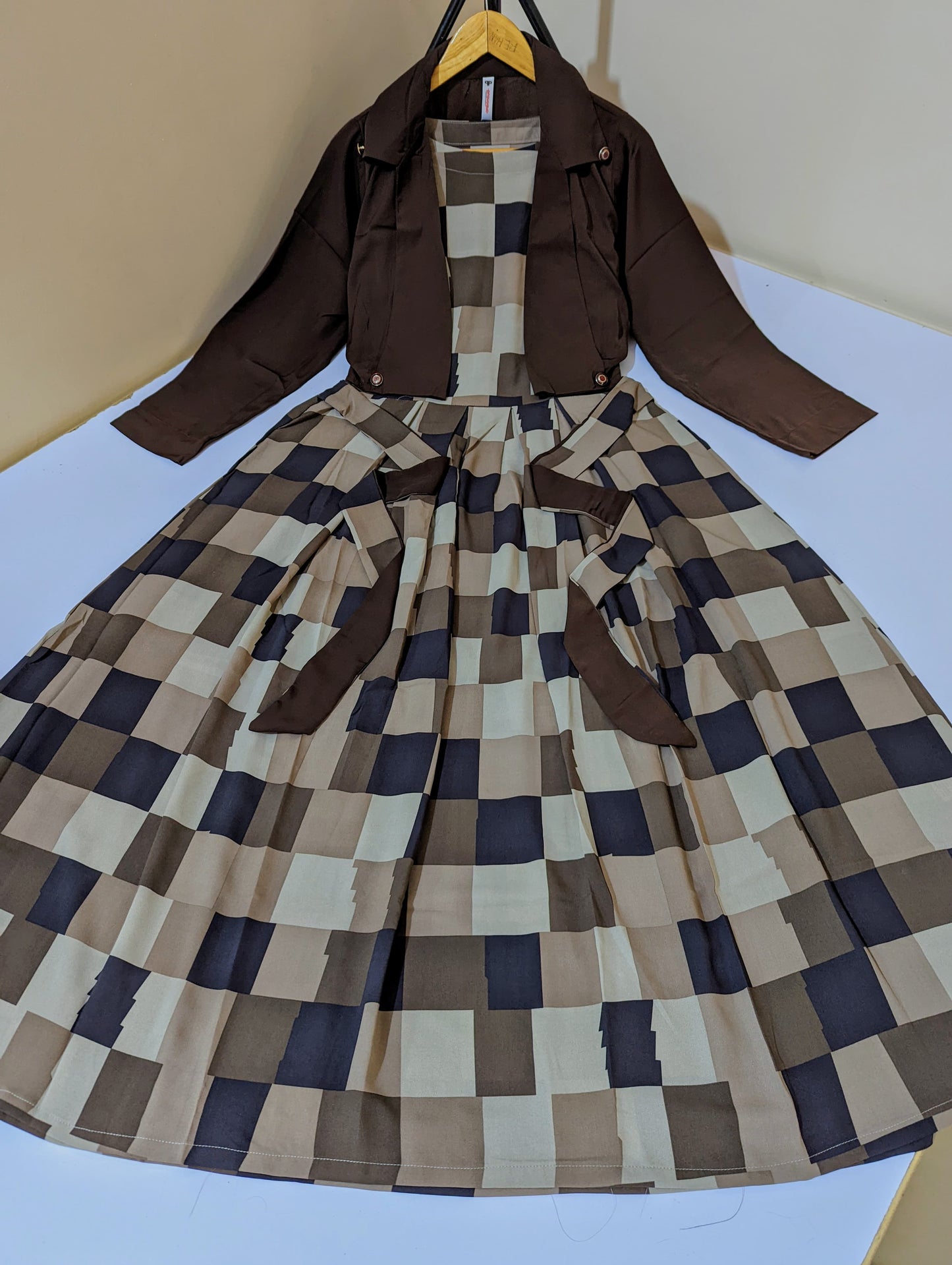 Digital Printed Coat Maxi