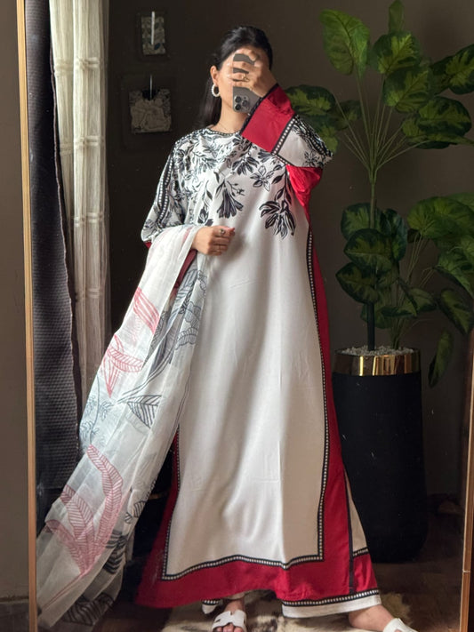 Long Tunic Kaftan Dress