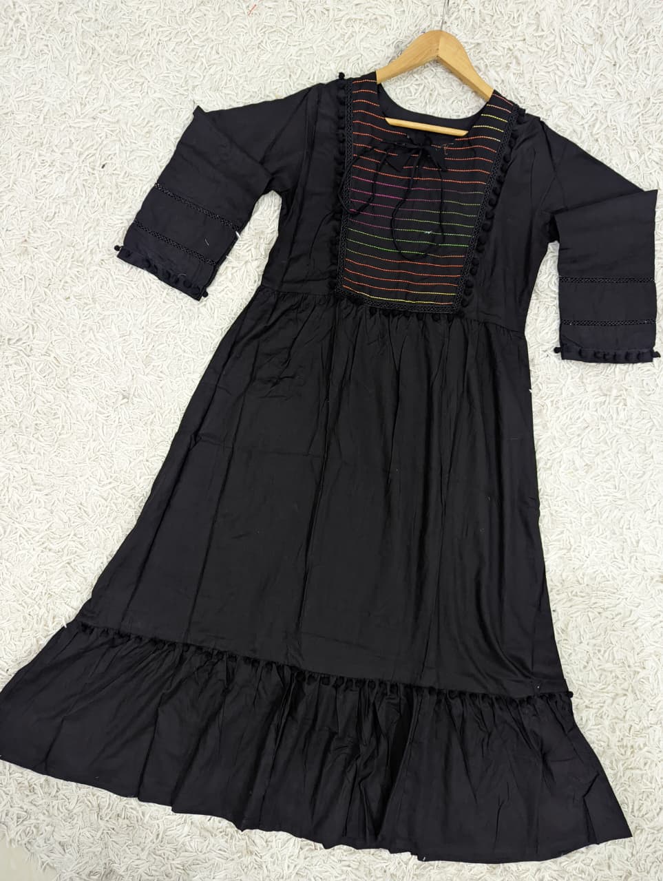 Doriya Neck Long Dress