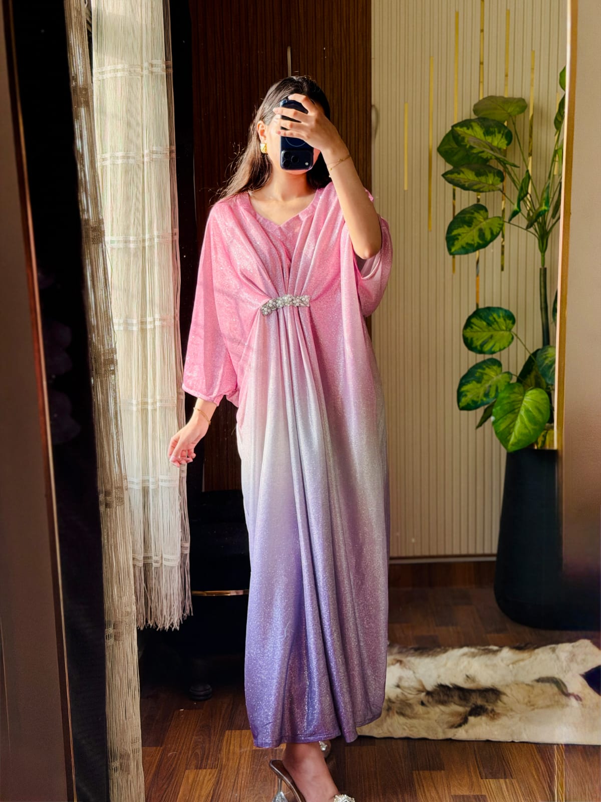 Elegant Moonlight Kaftan