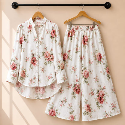 Floral Flapper Button