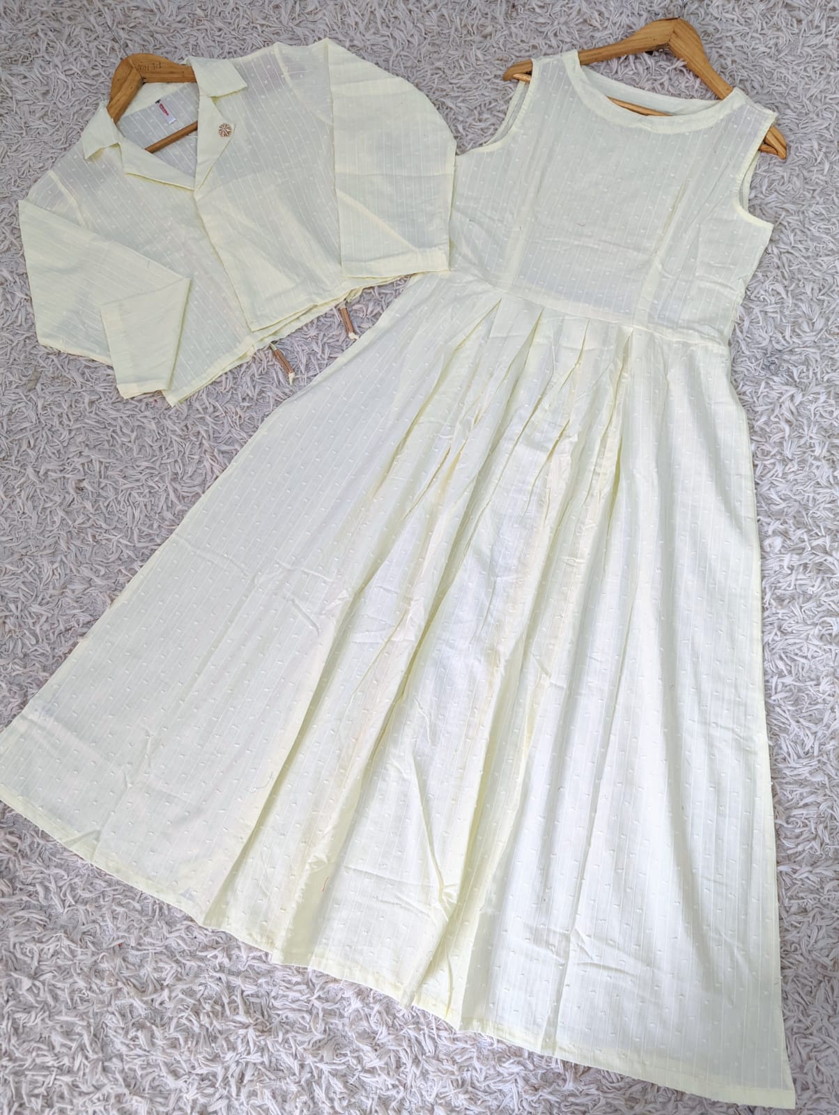 New Luxury Cotton Jacket Maxi