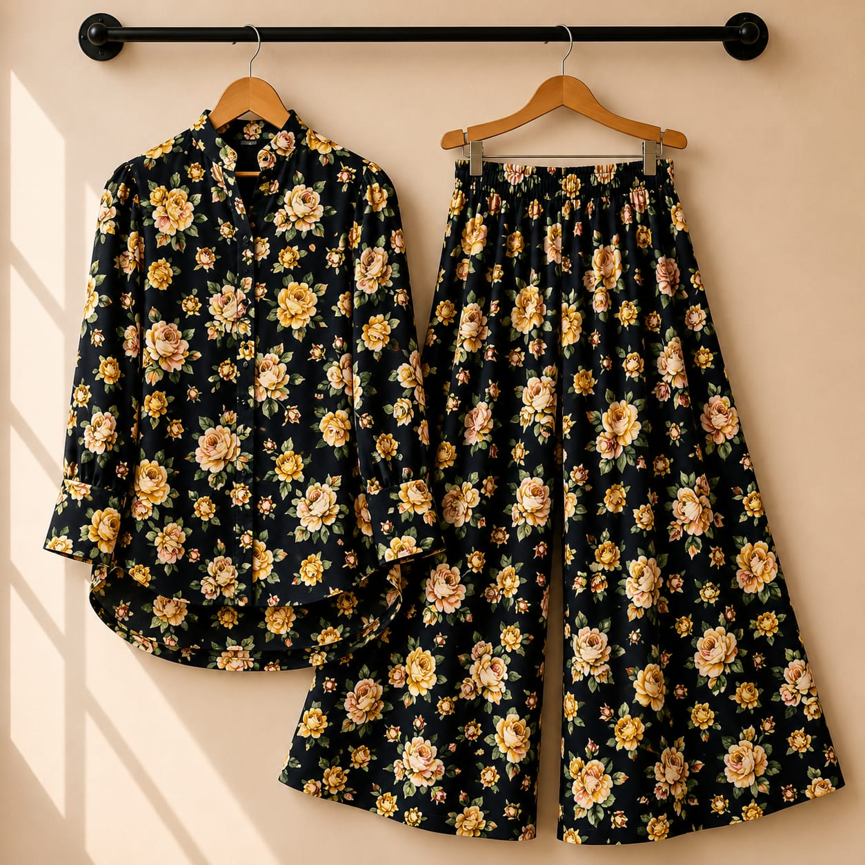 Floral Flapper Button