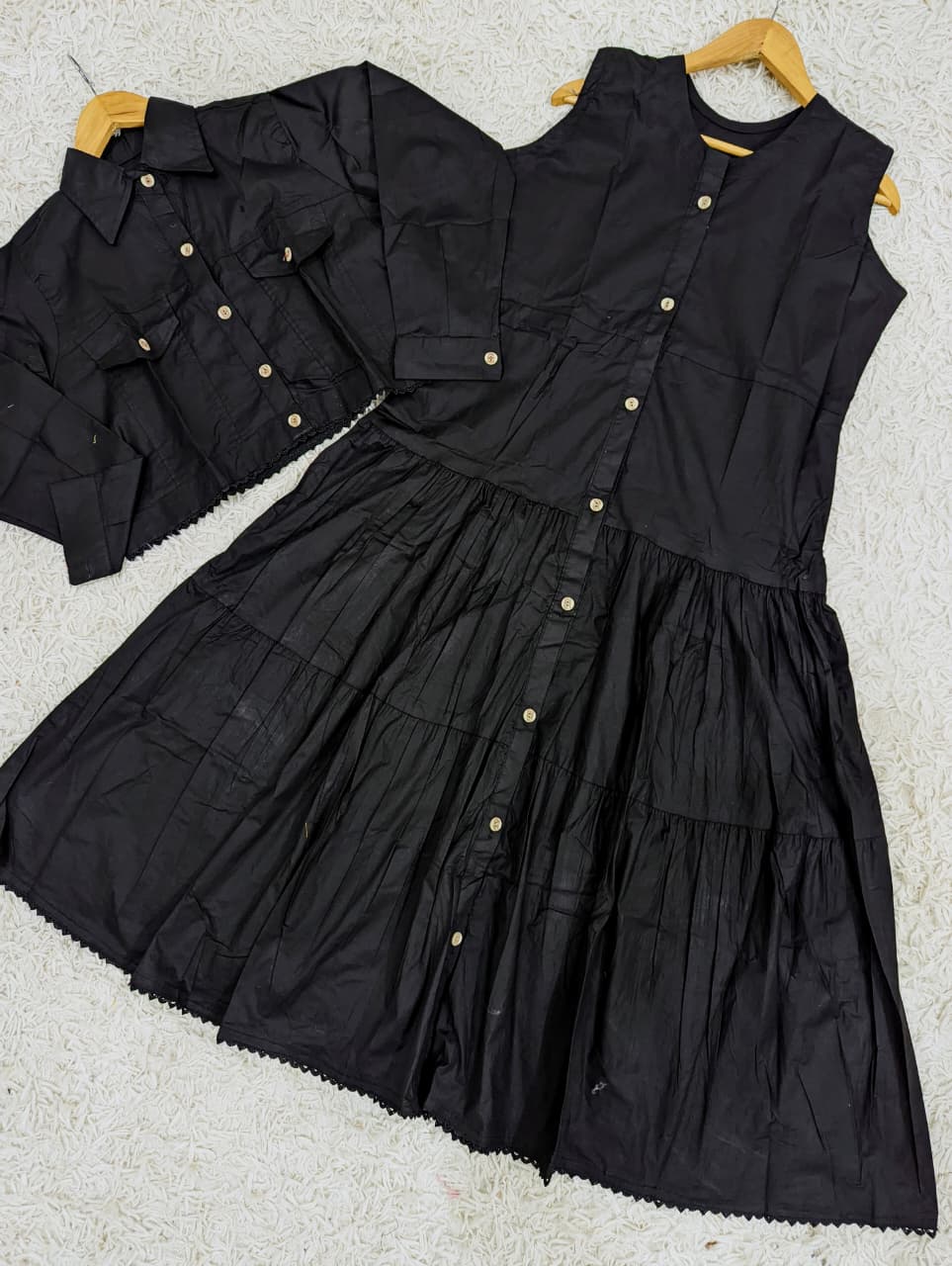 Frill Coat Maxi