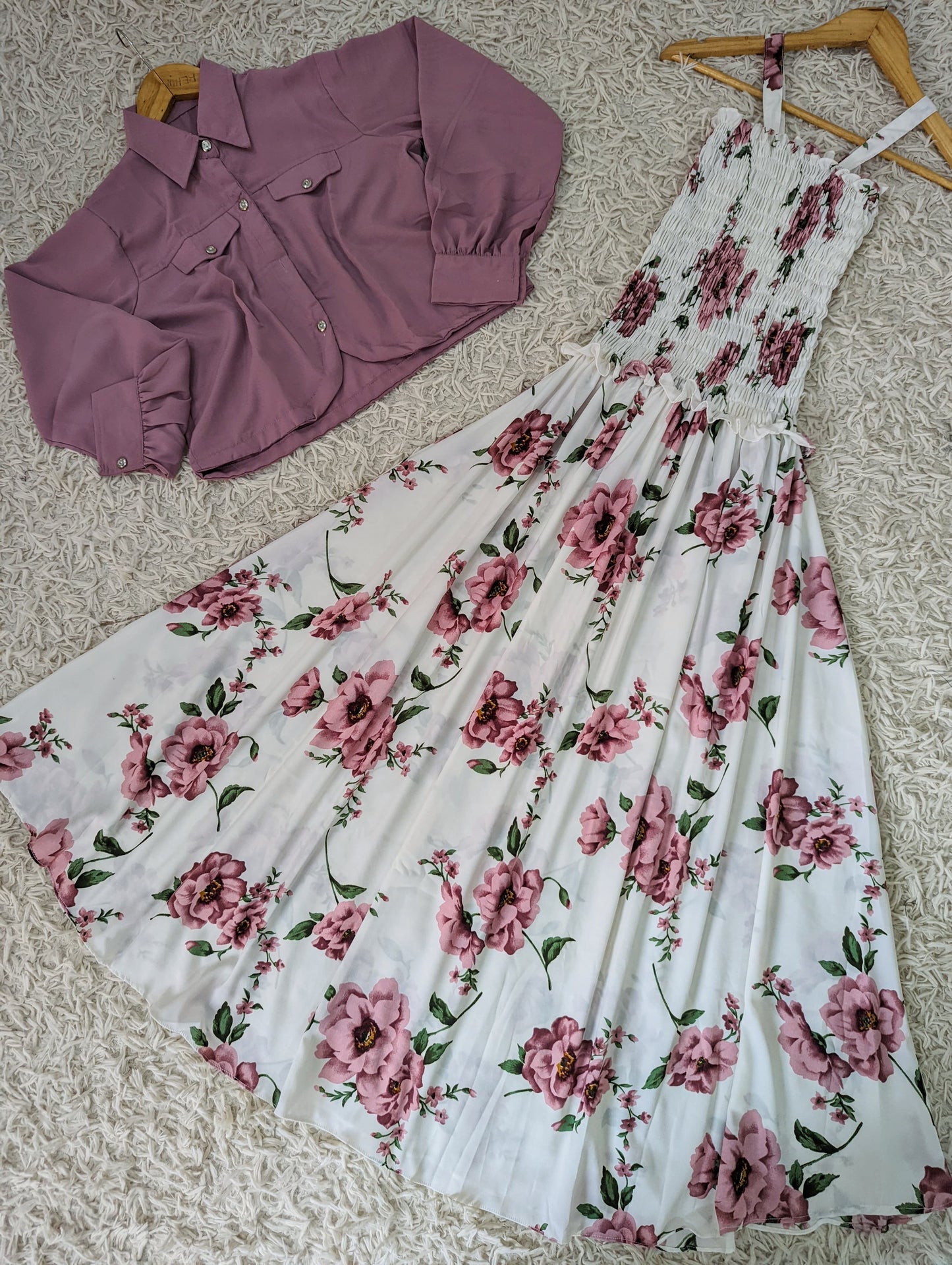 Floral coat  maxi