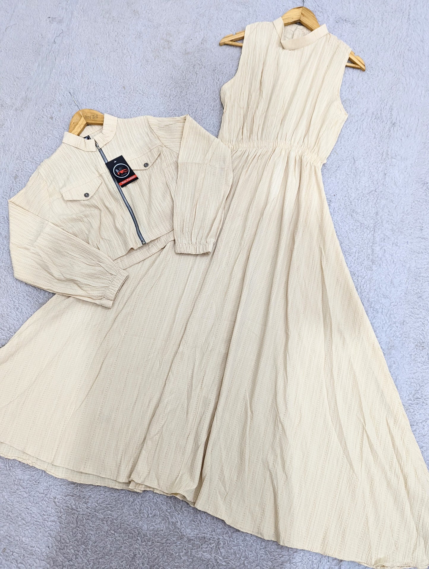 Western Long Zipper Jacket Maxi