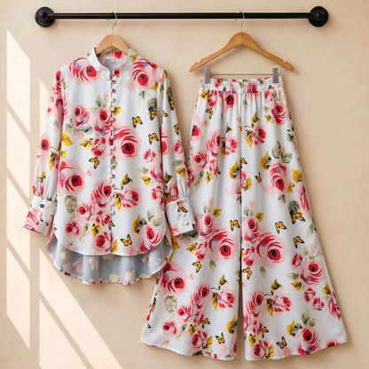 Floral Flapper Button