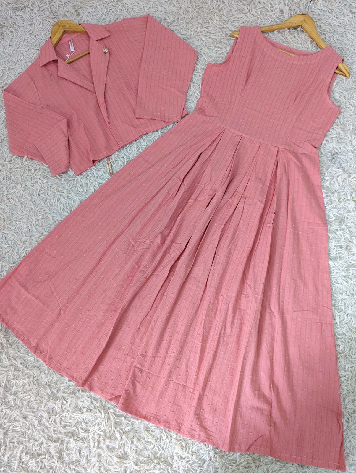 New Luxury Cotton Jacket Maxi