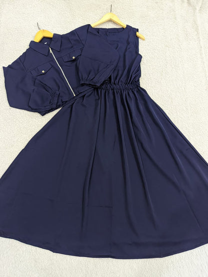 Zipper Cinched Maxi