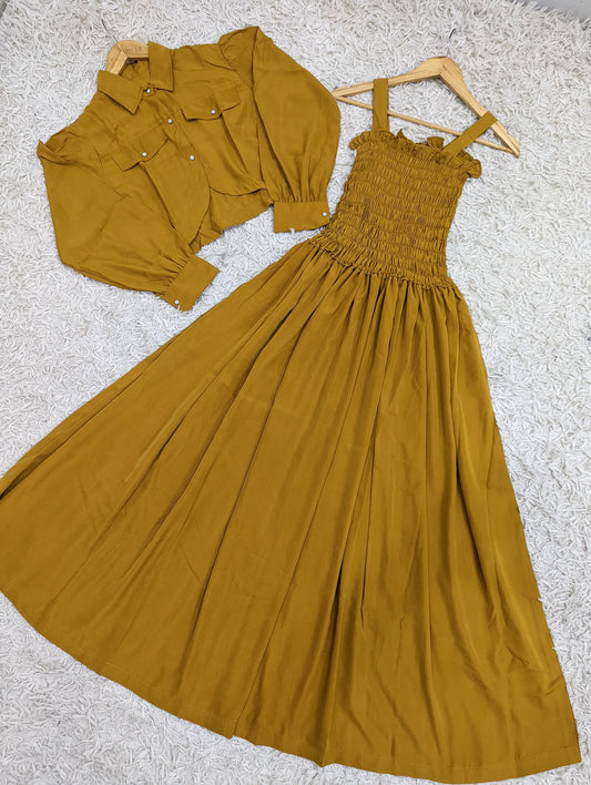 Smoking Jacket Maxi