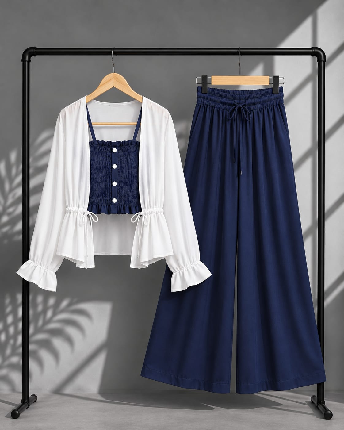 Smocked Top  Co-Ord Set