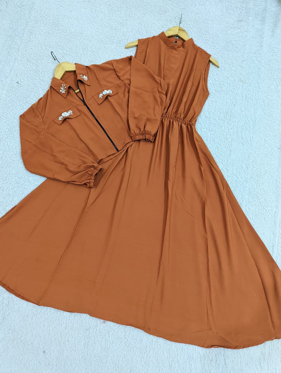 Embellished Jacket Maxi