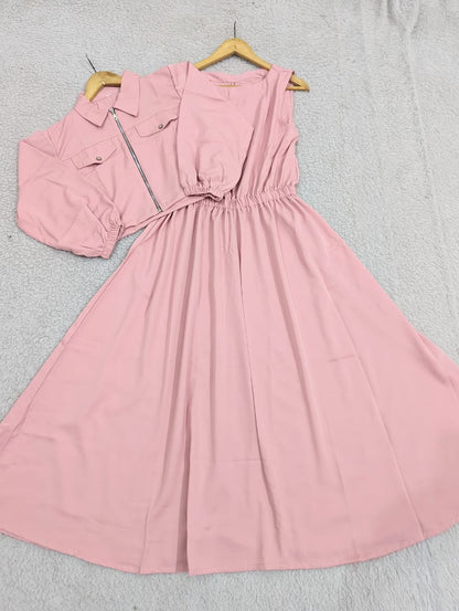 Zipper Cinched Maxi
