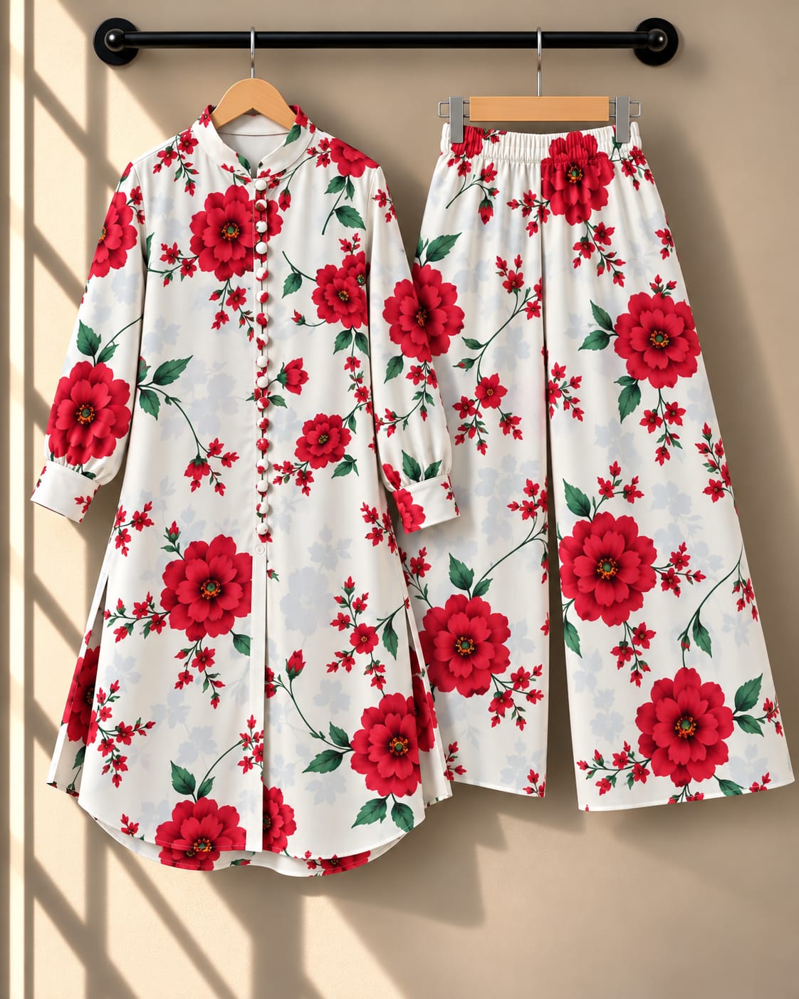 Long Floral 2 piece