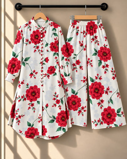 Long Floral 2 piece