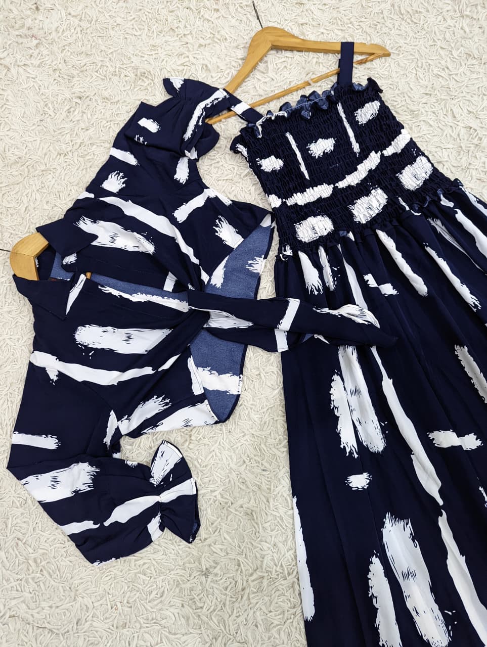 Forever Loved Smocked Coat Maxi