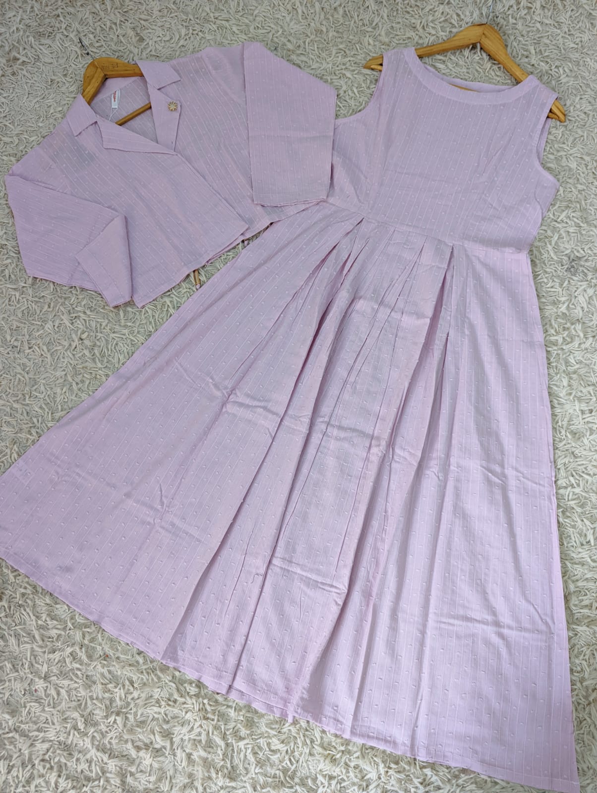 New Luxury Cotton Jacket Maxi