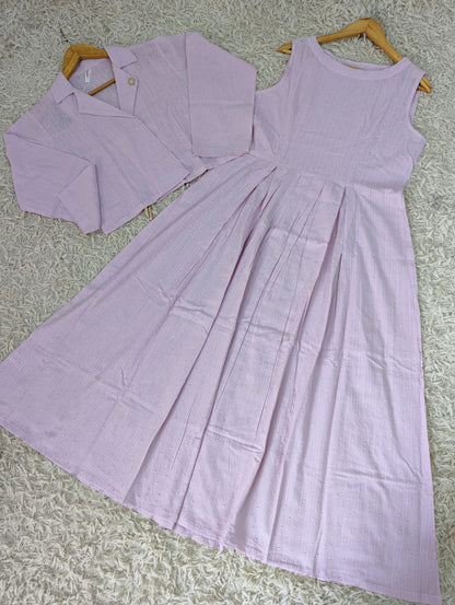 New Luxury Cotton Jacket Maxi