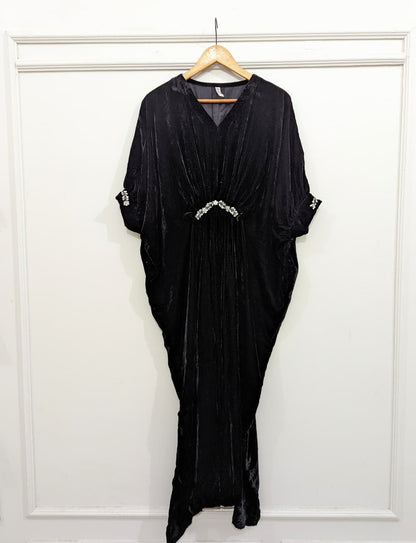 Velvet Embellished Kaftan