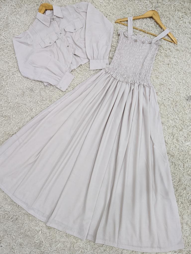 Smoking Jacket long Maxi
