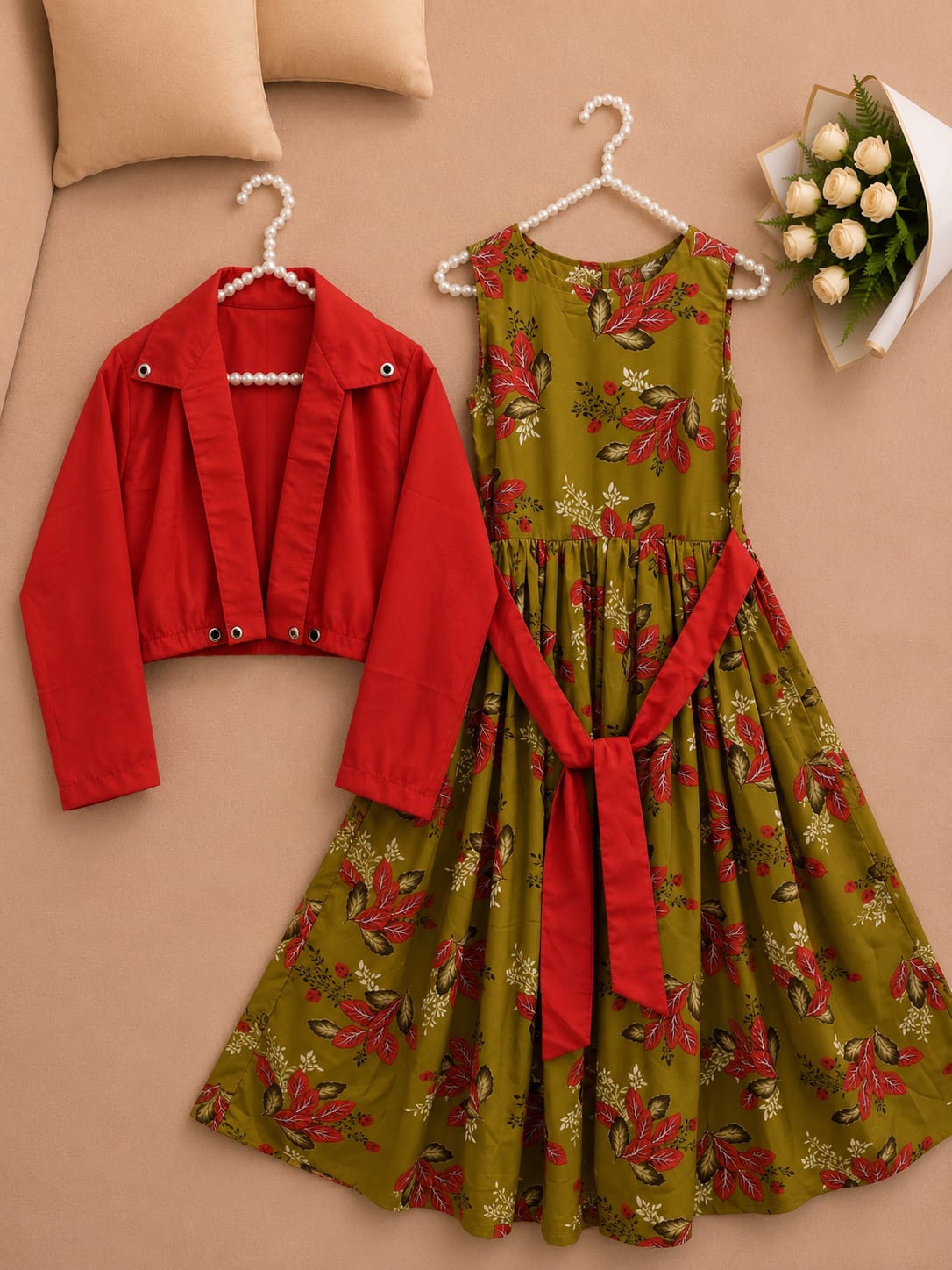 Printed Jacket Dress